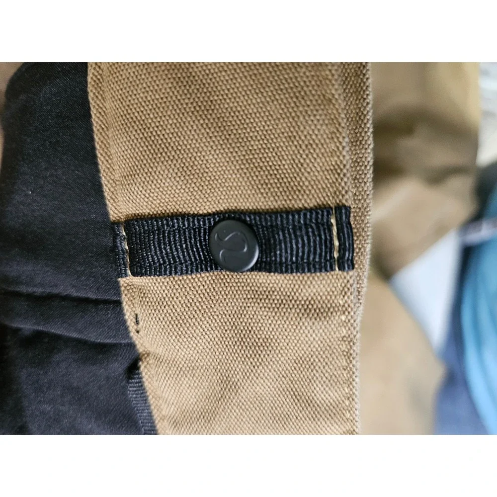 Lululemon ABC Pants Mens 40x32 Brown Slim Straight Technical 5-Pocket Trousers